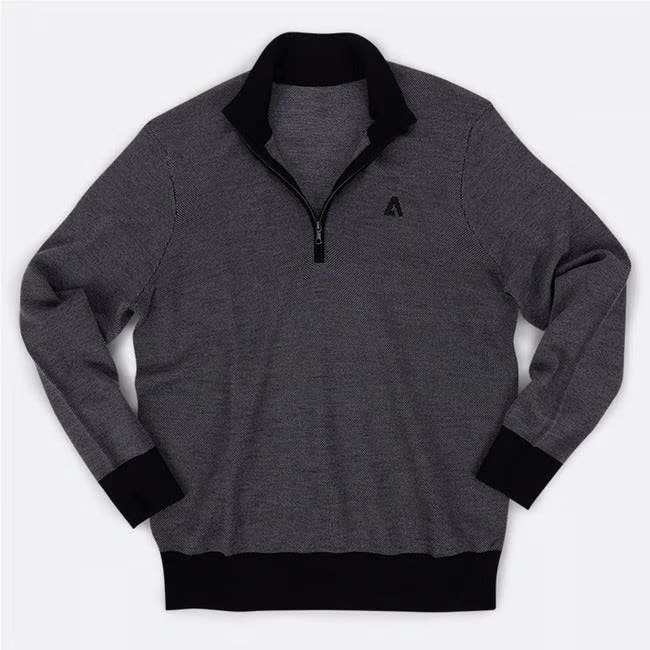 Brooks Brothers merino wool 1/4 zip sweater