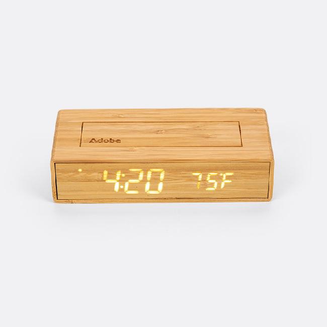 Main image of Bamboo clock and charger