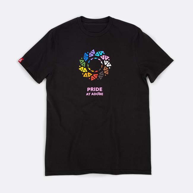 Main image of Pride at Adobe t-shirt
