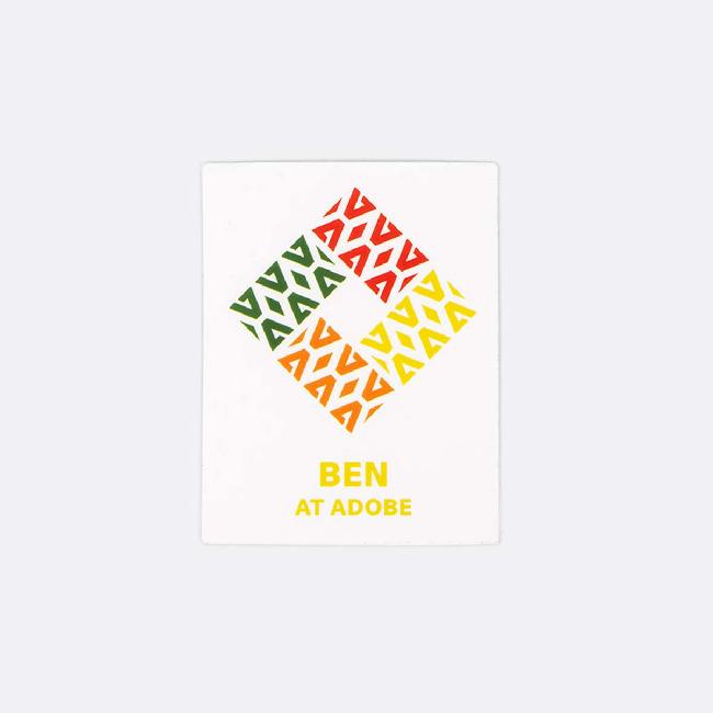 Main image of BEN at Adobe sticker
