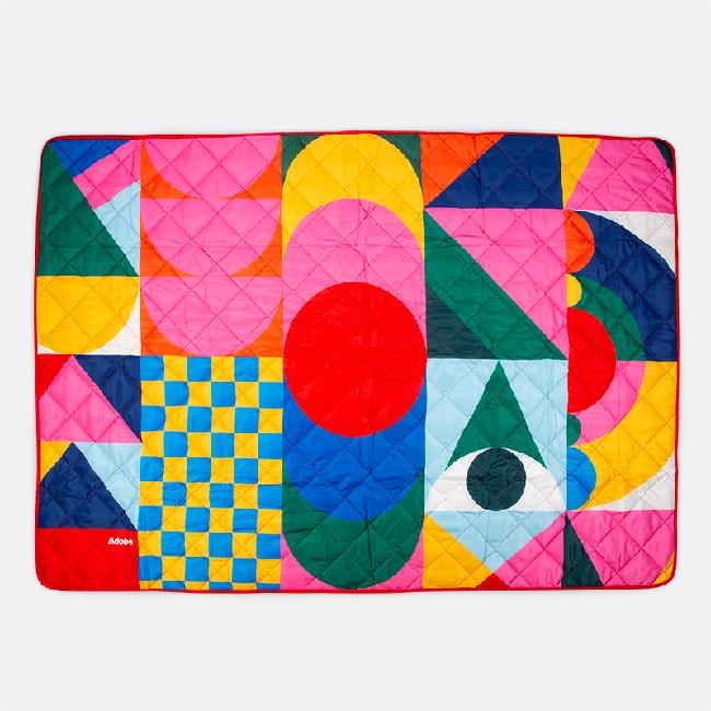 Main image of Indoor/outdoor blanket – Art by Emma Zhang