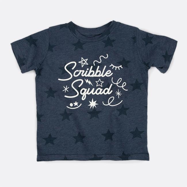 Main image of Toddler tee: “Scribble Squad”