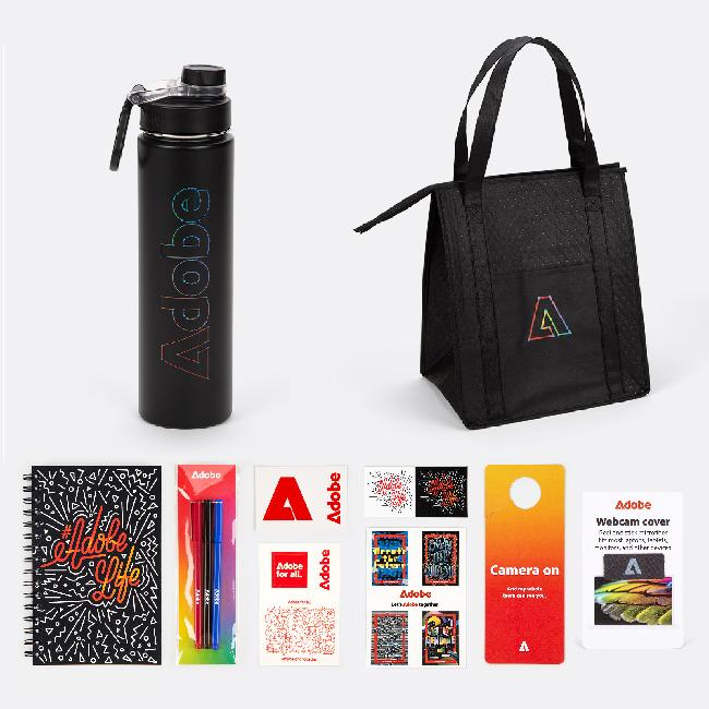 Main image of New hire gift set with Bezier stainless bottle