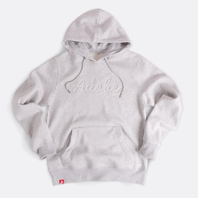 Main image of Debossed script hoodie