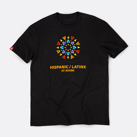 Hispanic/Latinx at Adobe t-shirt