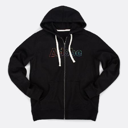 Bezier full-zip hoodie