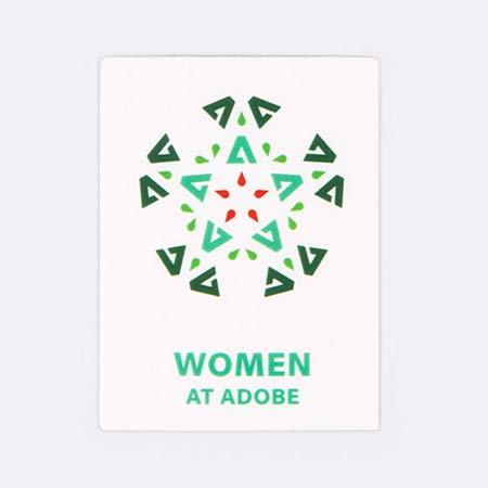 Women at Adobe sticker