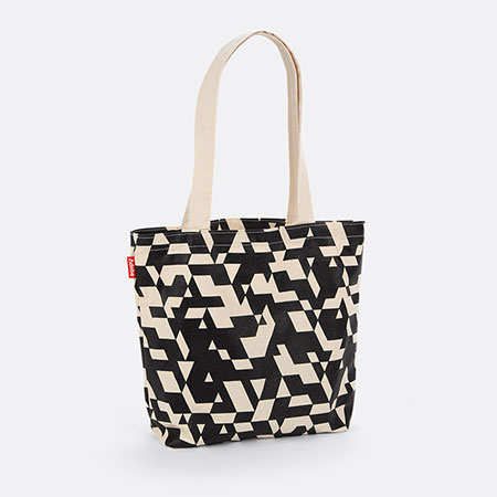 Recycled pattern tote