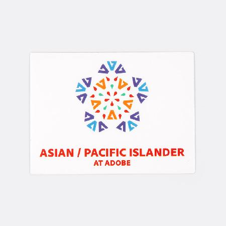 Asian/ Pacific Islander at Adobe sticker