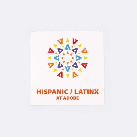 Hispanic/Latinx At Adobe Sticker
