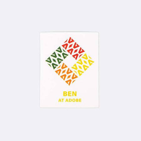 BEN at Adobe sticker