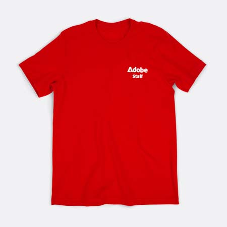 Adobe Staff event tee