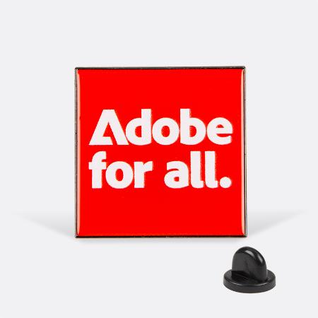Adobe for All pin