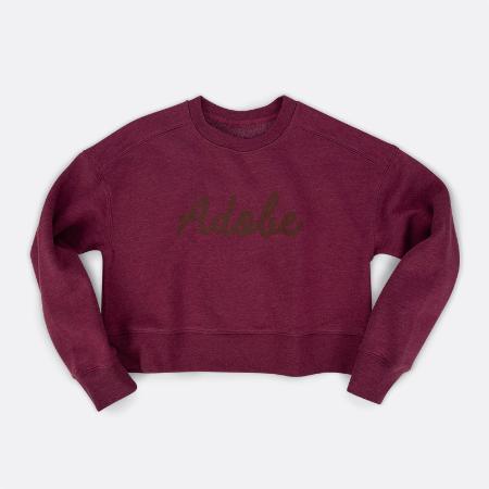 Women’s script crewneck