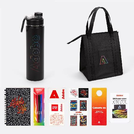 New hire gift set with Bezier stainless bottle