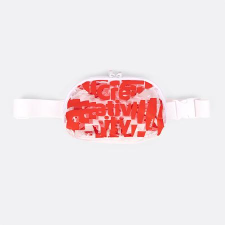 Clear belt bag
